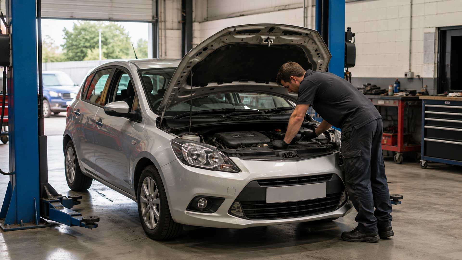 Ordinary British car ownership scene